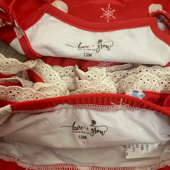 Love + Grow 12 months snowman holiday bikini - Picture 6 of 6